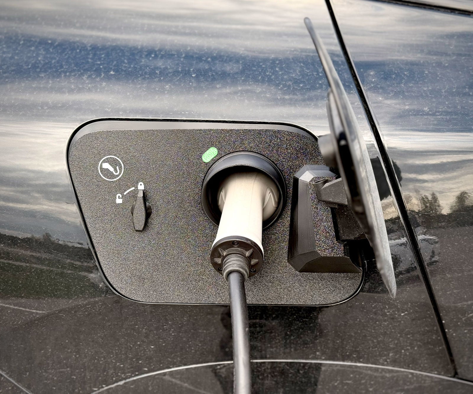 BMW iX2 EV Charge Port Cover
