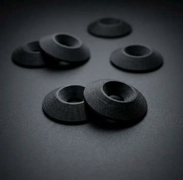 Set of black colour Conical Washers