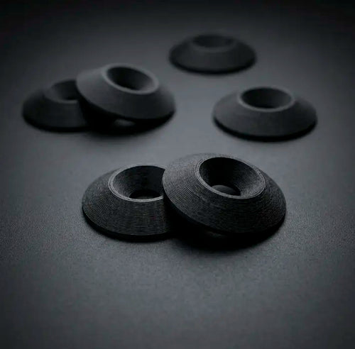 Set of black colour Conical Washers
