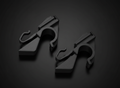 Fiat Punto / Stilo / Alfa 147 Rear Parcel Shelf Clip Set, 71719952 / 71719953