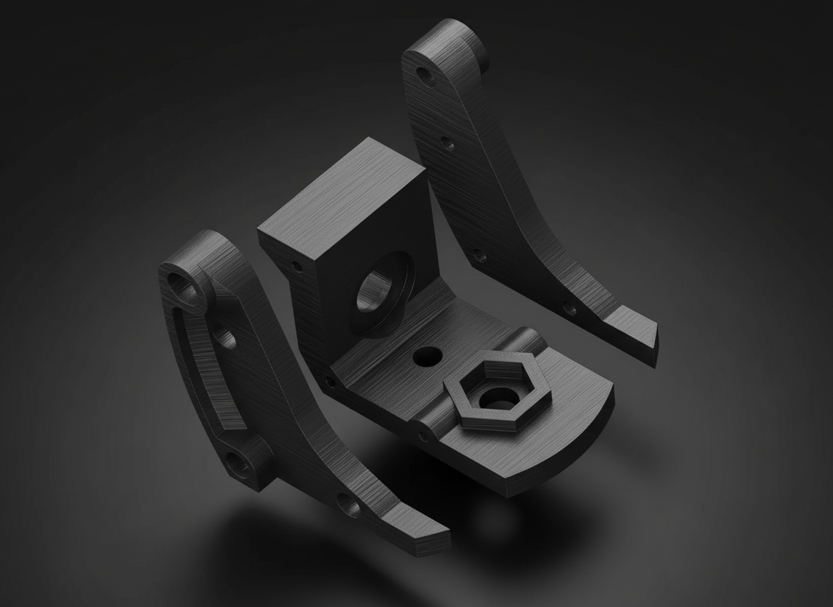 Jeep Wrangler TJ / LJ Fog Light Bracket (Right)