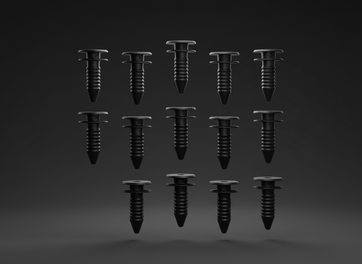 Land Rover Discovery 2 / L318 Rear Gate Trim Panel Retainer Clip Set / Rear Body Upper Trim Fasteners