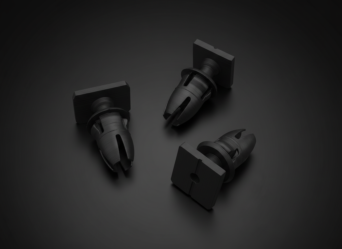 Mercedes R170 SLK Weather-Seal Trim Clip Set