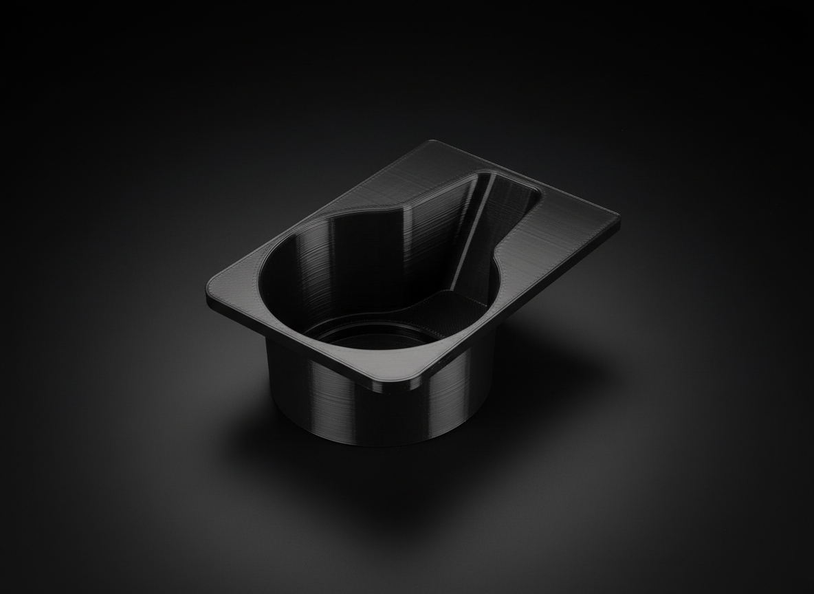 Saab 9-5 OG Interior Cup Holder / Armrest Compartment Cup Holder